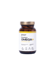 Premium OMEGA+  długowieczność i odporność - 60 kapsułek OMEGA 3 + D3+K2