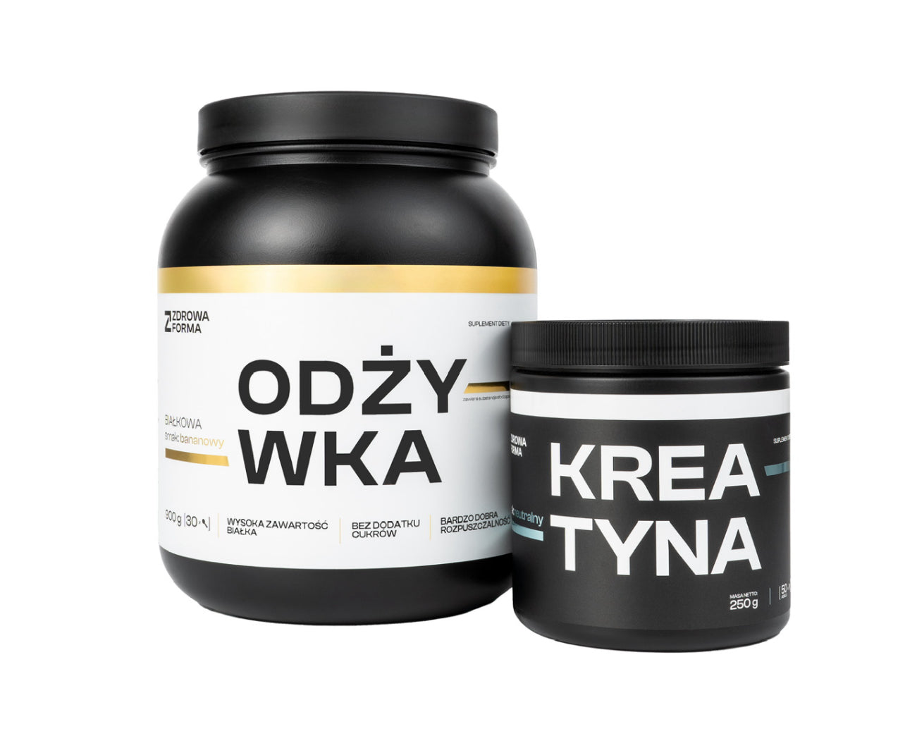 Zestaw odżywka białkowa + kreatyna