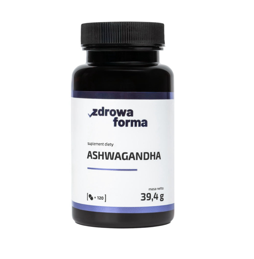 Ashwagandha Premium - na stres i regenerację - 120 kapsułek