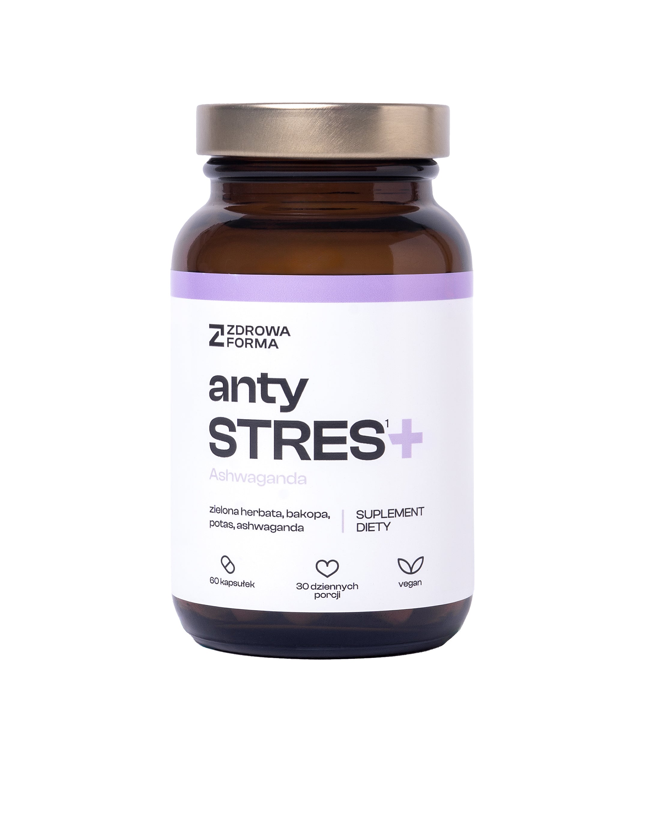 antySTRES+ - na stres i regenerację - 60 kapsułek